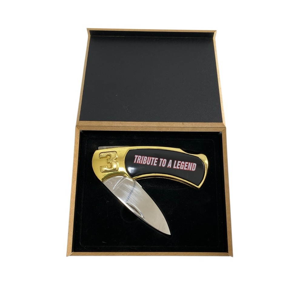 Dale Earnhardt Sr #3 Commemorative Knife Tribute to a Legend The Legend Lives On